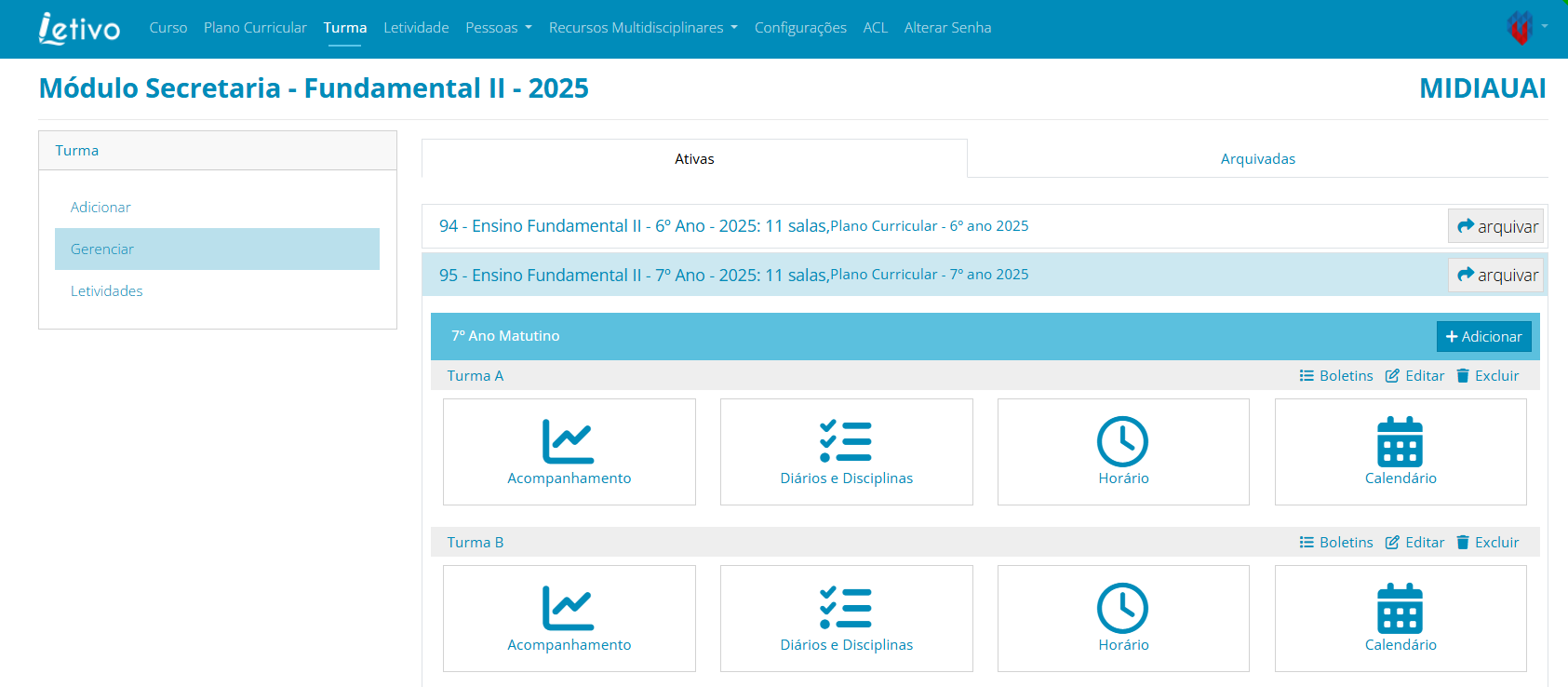 Funcionalidades completas